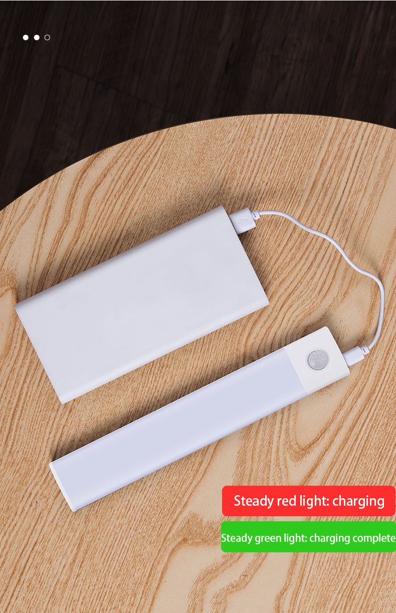 Motion Sensor LED Lamp USBC Rechargeable Durable Aluminum Light for Cabinets Kitchen  Wardrobe