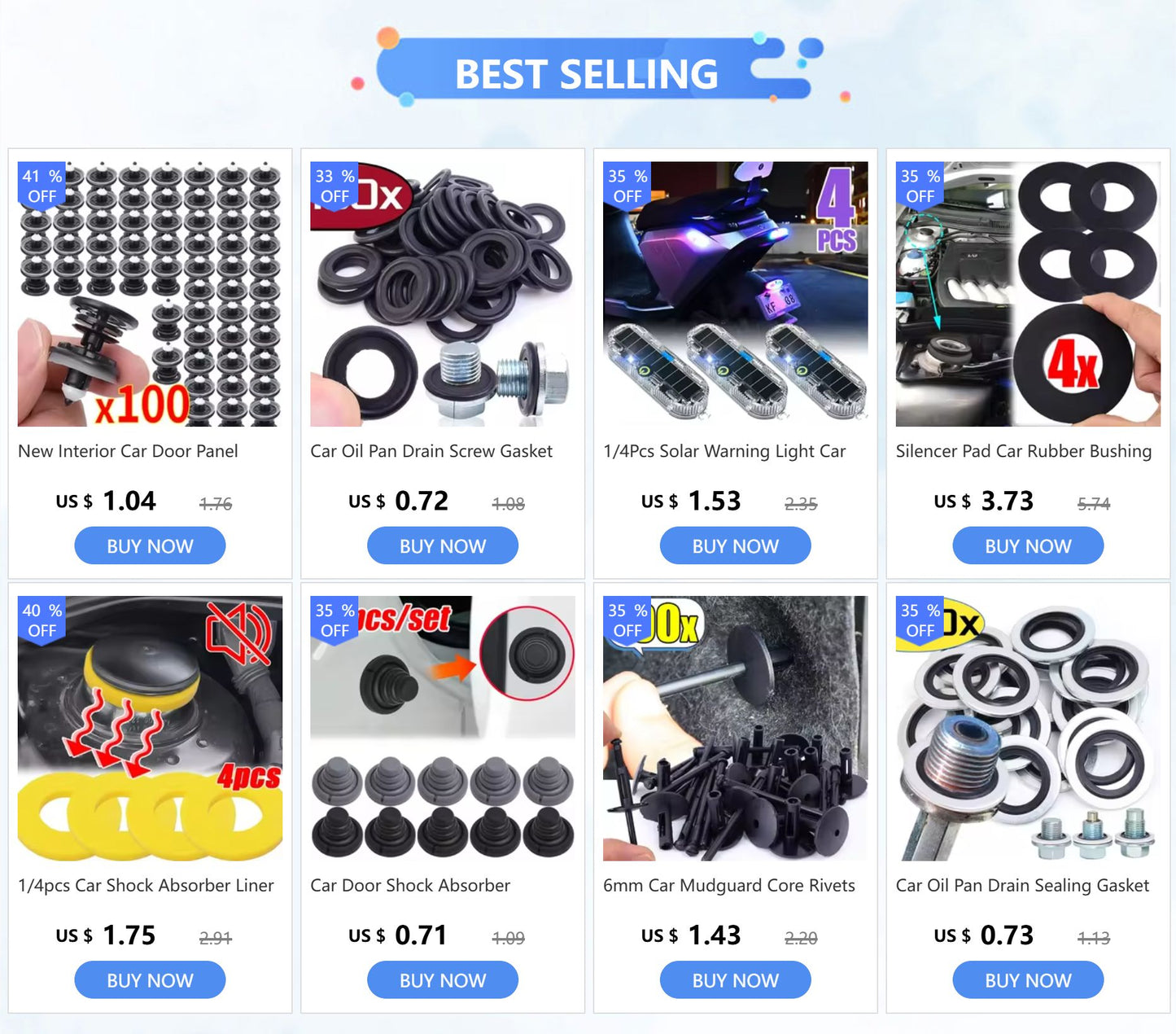 Rubber Oil Drain Plug Gasket Kit Universal Drainage Bolt Pad  Replaceable Washer Seal Set For Cars 10
