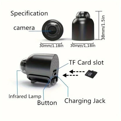 1080P HD Mini WiFi Camera Indoor Security Surveillance Cam With Night Vision Audio  RealTime Monito 5