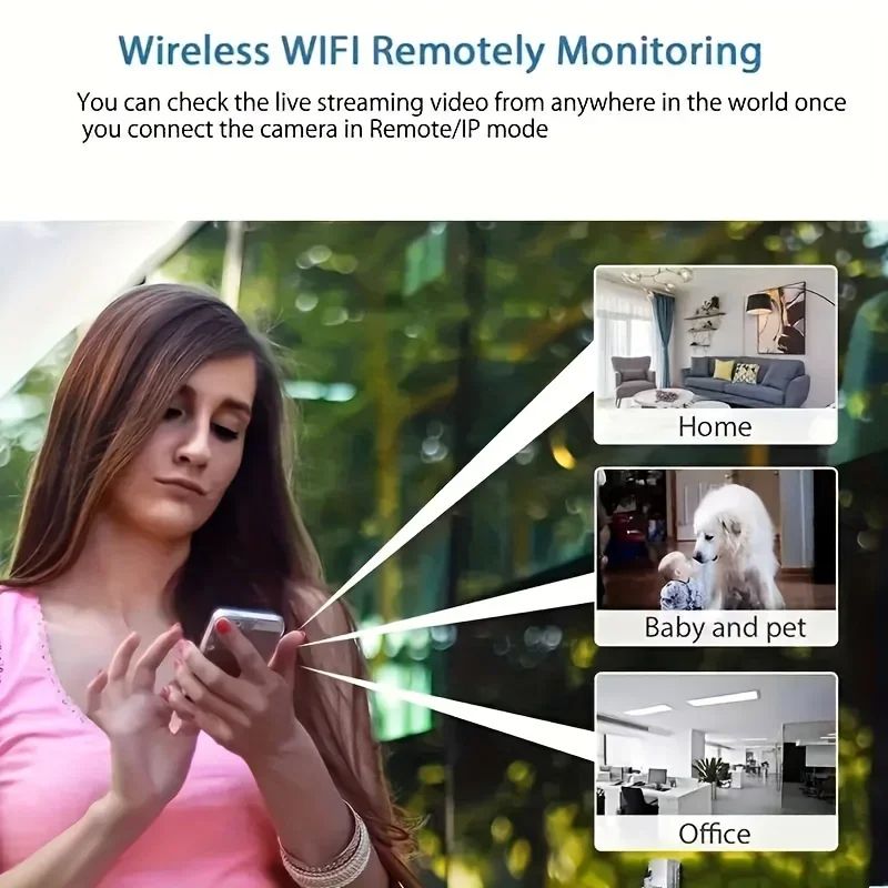 1080P HD Mini WiFi Camera Indoor Security Surveillance Cam With Night Vision Audio  RealTime Monito 1