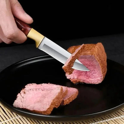 UltraSharp Fruit Knife Outdoor Boning  BBQ Knife  EDC Portable Pocket Knife for Survival Lamb C