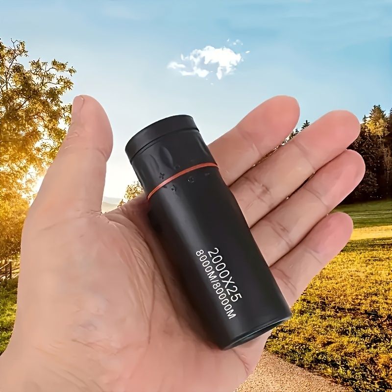 HD Monocular Telescope Compact  Portable For Travel Hiking Fishing Camping Stargazing  Bird Watchin
