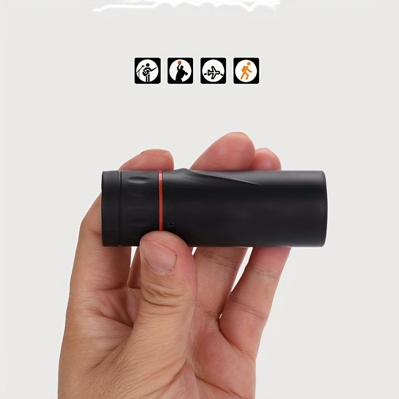 HD Monocular Telescope Compact  Portable For Travel Hiking Fishing Camping Stargazing  Bird Watchin