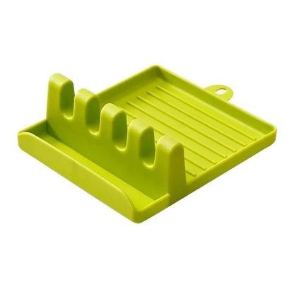 Kitchen Spoon Holder  Organizer NonSlip Plastic Rack for Forks Spatulas Chopsticks  SpaceSavi