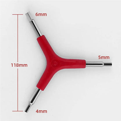 YShaped 3 Way Hex Wrench 456mm Inner Hexagon Spanner For Bike Bicycle Maintenance  Repair Tool 5