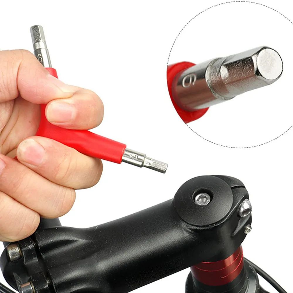 Y-Shaped 3 Way Hex Wrench, 4/5/6mm Inner Hexagon Spanner for Bike, Bicycle Maintenance & Repair Tool