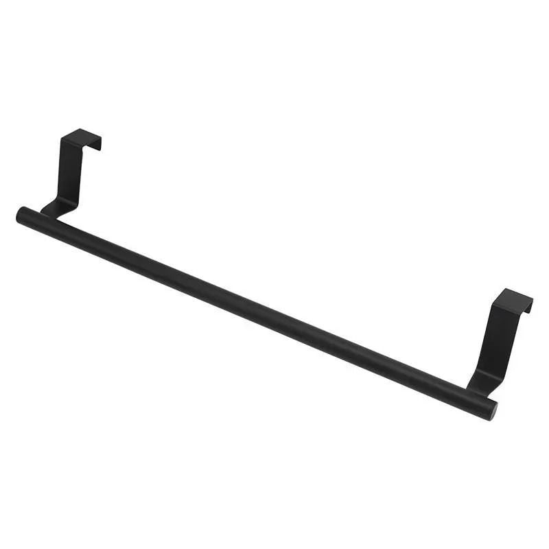 Stainless Steel Over Door Towel Rack SpaceSaving Hanging Towel Bar for Bathroom  Kitchen