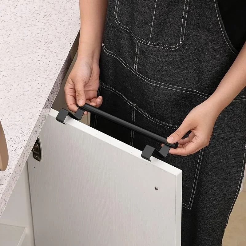 Stainless Steel Over Door Towel Rack SpaceSaving Hanging Towel Bar for Bathroom  Kitchen