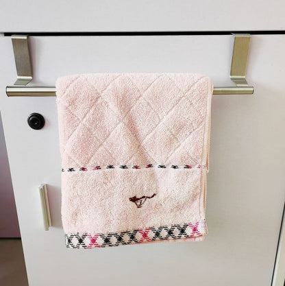 Stainless Steel Over Door Towel Rack SpaceSaving Hanging Towel Bar for Bathroom  Kitchen