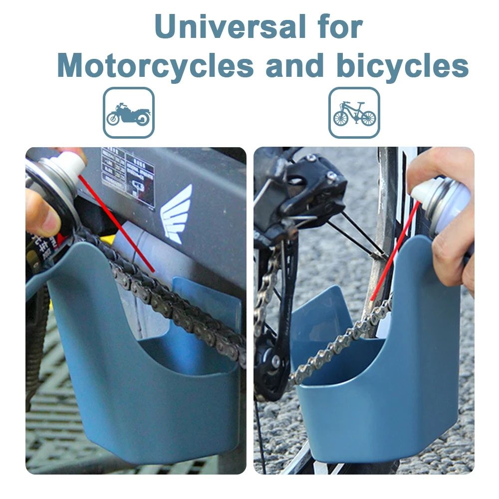 Motorcycle Bike Chain Oil Storage Tool AntiSplash  LeakProof Design For Easy Cleaning 4