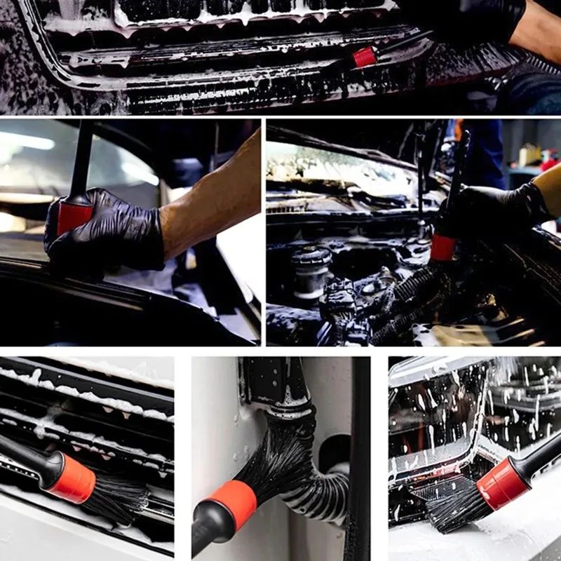 Professional 5Piece Car Cleaning Brush Kit  The Ultimate Detailing Tool For Spotless Vehicles 2