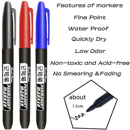 Premium Waterproof Marker Pen Drawing Markers For Manga Sketching  School 1