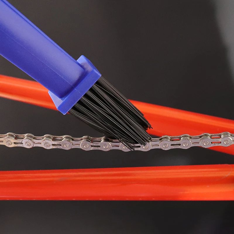 Portable Chain Cleaner For Motorcycle  Road Bike Durable Chain Clean Brush Maintenance Tool 1