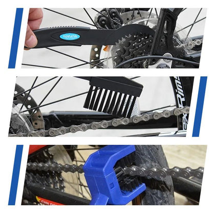 Portable Chain Cleaner For Motorcycle  Road Bike Durable Chain Clean Brush Maintenance Tool 2