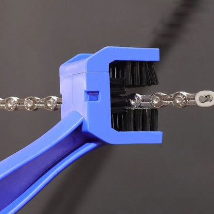 Portable Chain Cleaner For Motorcycle  Road Bike Durable Chain Clean Brush Maintenance Tool 6