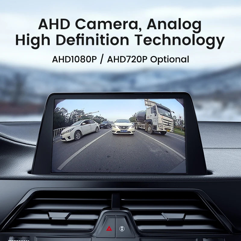 AHD CVBS 1080P Full HD Car Rear View Camera 170 Wide Angle Night Vision  Fisheye Lens For Safe Reve