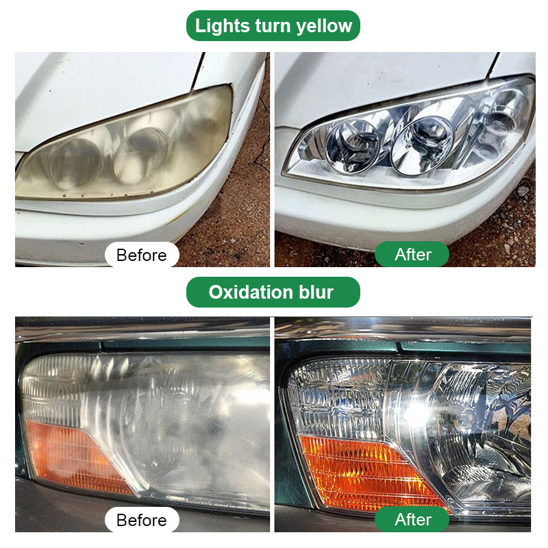 Headlight Polishing Kit Car Headlight Scratch Remover  Cleaning Paste for Clear Lens Repair