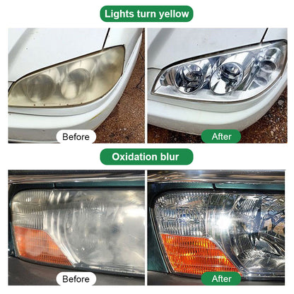 Headlight Polishing Kit Car Headlight Scratch Remover  Cleaning Paste for Clear Lens Repair