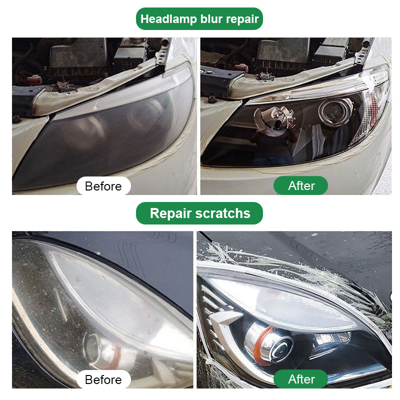 Headlight Polishing Kit Car Headlight Scratch Remover  Cleaning Paste for Clear Lens Repair