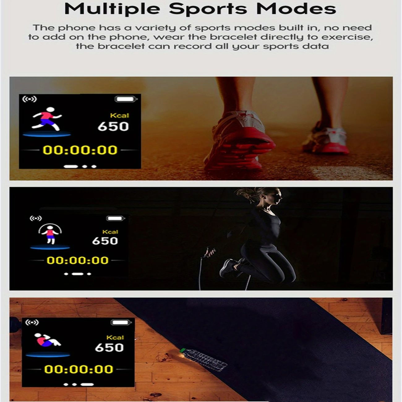 Smart Watch For Women  Men Bluetooth Fitness Tracker With Music Player Sleep Monitor Heart Rate  Sp 3