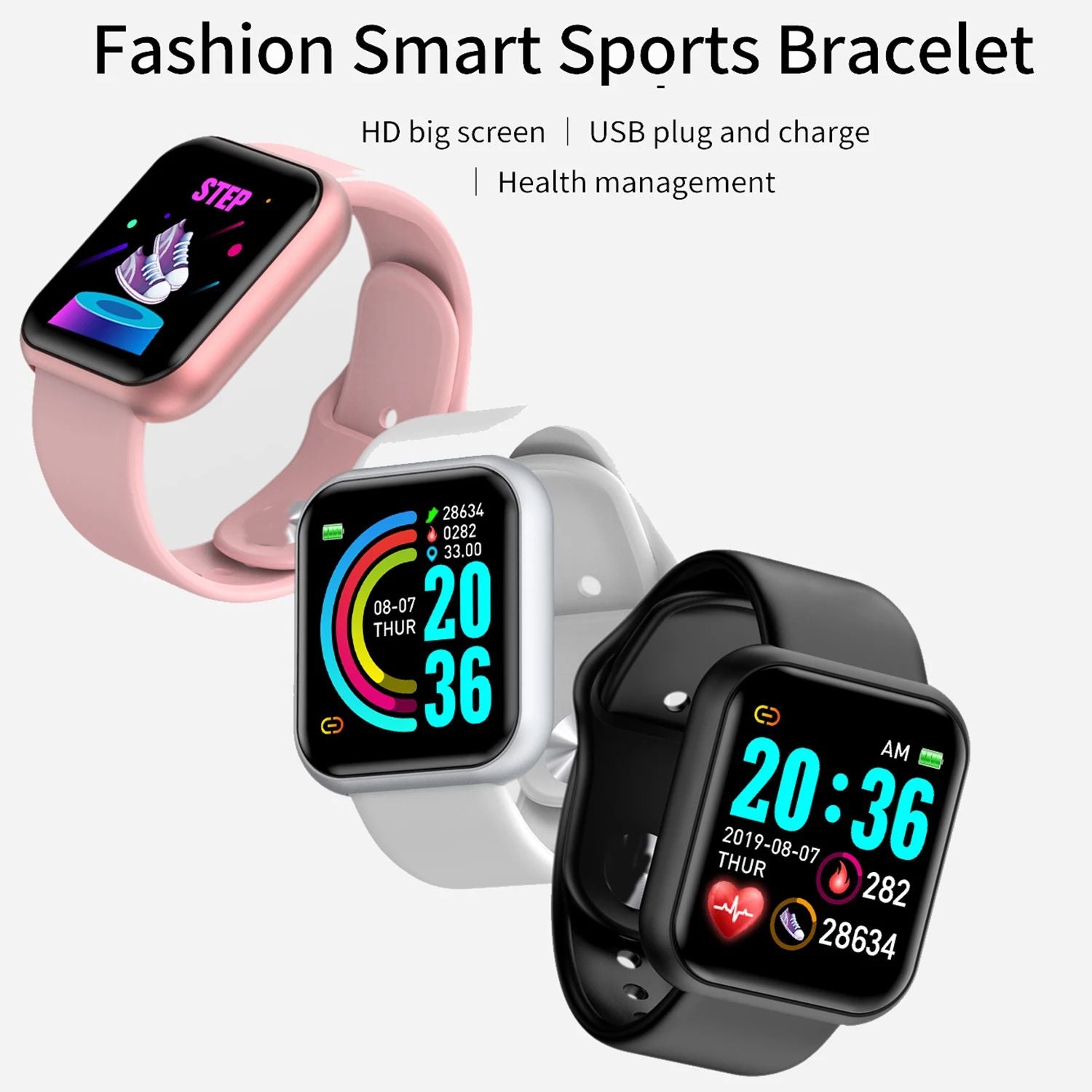 Smart Watch For Women  Men Bluetooth Fitness Tracker With Music Player Sleep Monitor Heart Rate  Sp 4