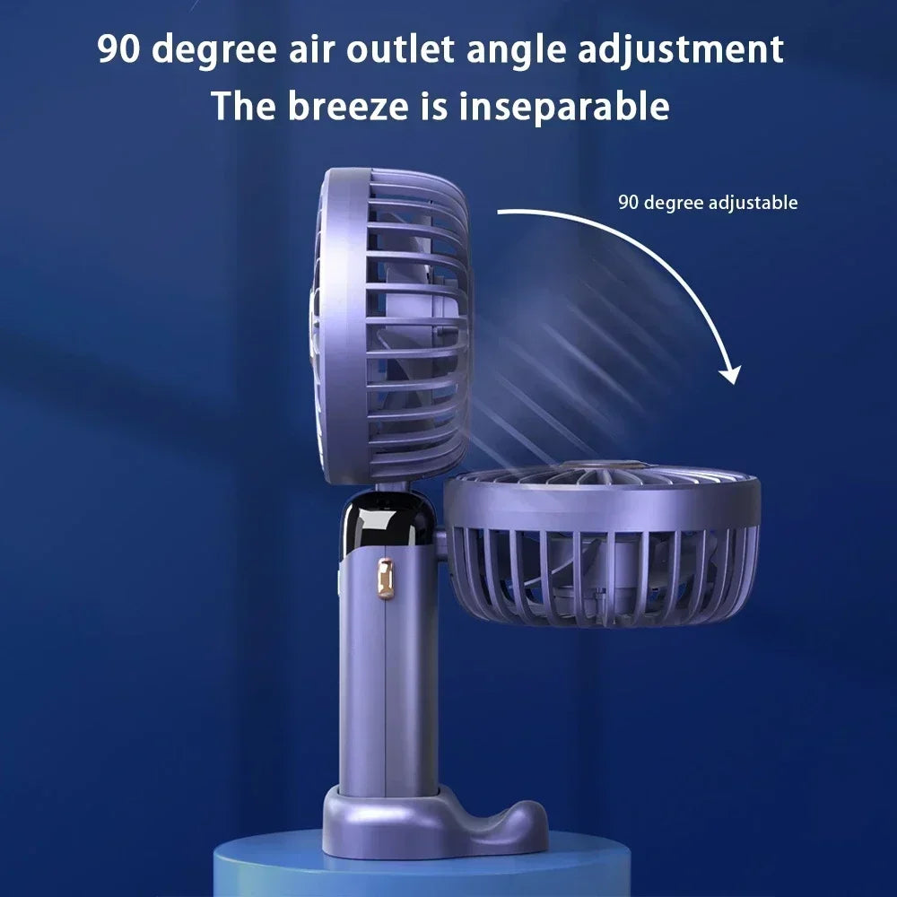 Mini USB Rechargeable Fan for Travel, Office & Home