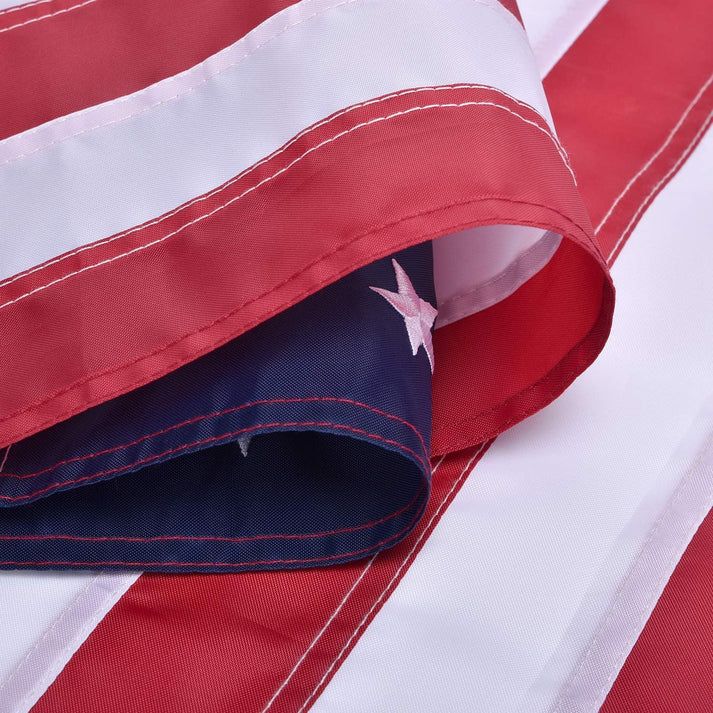 US American Flag 3x5 Made In USA Luxury Embroidered United States Flag Outdoor 4