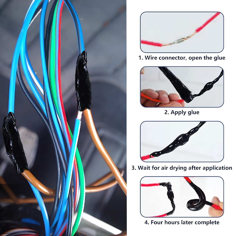 Liquid Electrical Tape Waterproof Insulation Glue For Wires  Cables 5