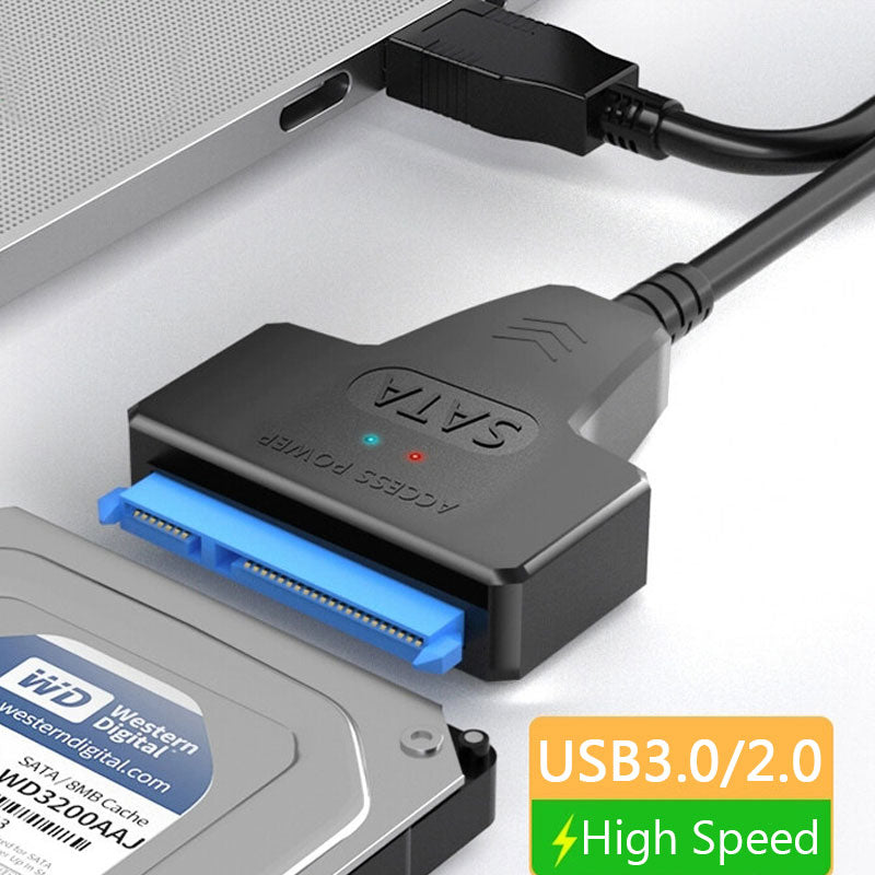 SATA 3 to USB 3.0 Adapter Cable, Connect & Access External Hard Drive or SSD Easily