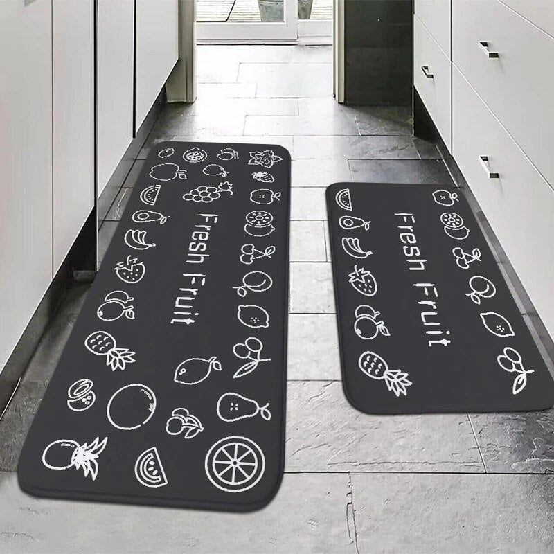 Multi Purpose Sponge Water Absorption Mat Anti Slip Kitchen Bathroom Floor Mat, Machine Washable