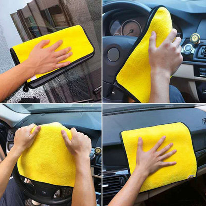 Absorbent Microfiber Car Towels Super Soft Wash & Dry Cleaning Cloth for Spotless Finish