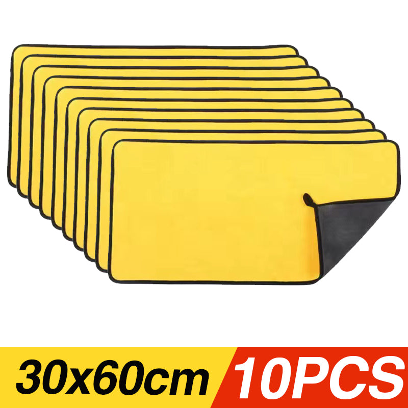 Absorbent Microfiber Car Towels Super Soft Wash  Dry Cleaning Cloth For Spotless Finish 6