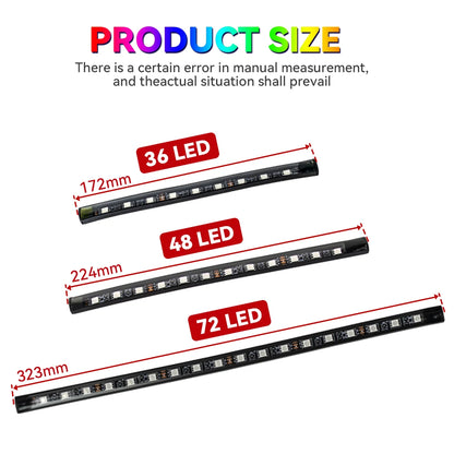 USBPowered Car Ambient Foot Light Wireless Auto RGB LED Interior Lighting with Music Sync