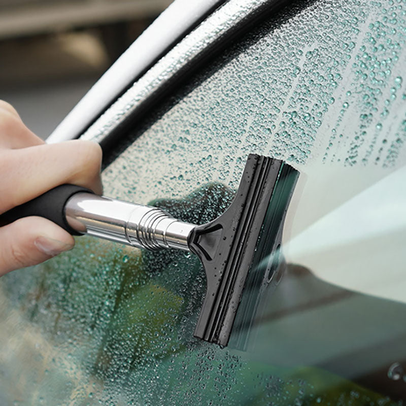 Ar Mirror Wiper  Glass Mist Cleaner Telescopic Cleaning Tool With Scraper  Brush 1