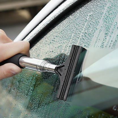 Ar Mirror Wiper  Glass Mist Cleaner Telescopic Cleaning Tool With Scraper  Brush 1