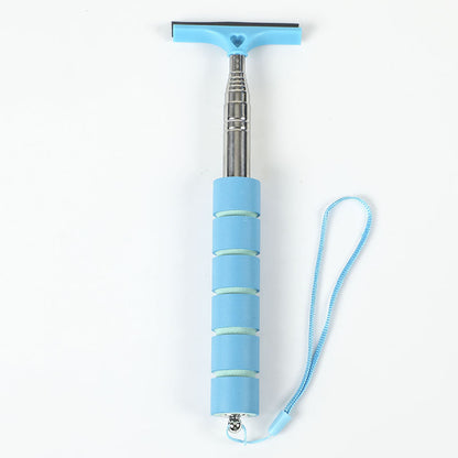 Ar Mirror Wiper  Glass Mist Cleaner Telescopic Cleaning Tool With Scraper  Brush 7
