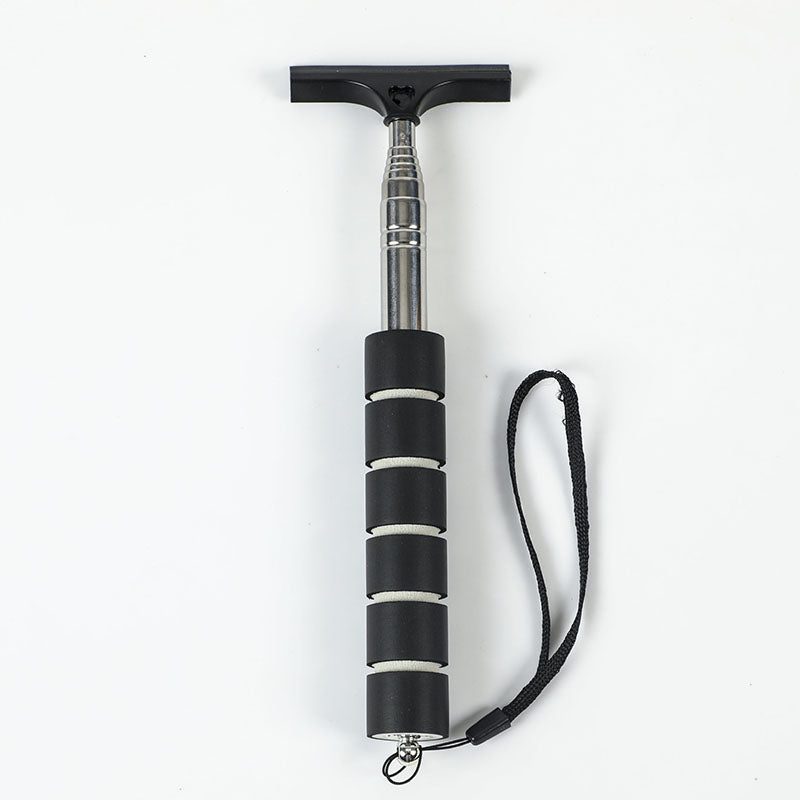 Ar Mirror Wiper  Glass Mist Cleaner Telescopic Cleaning Tool With Scraper  Brush 8