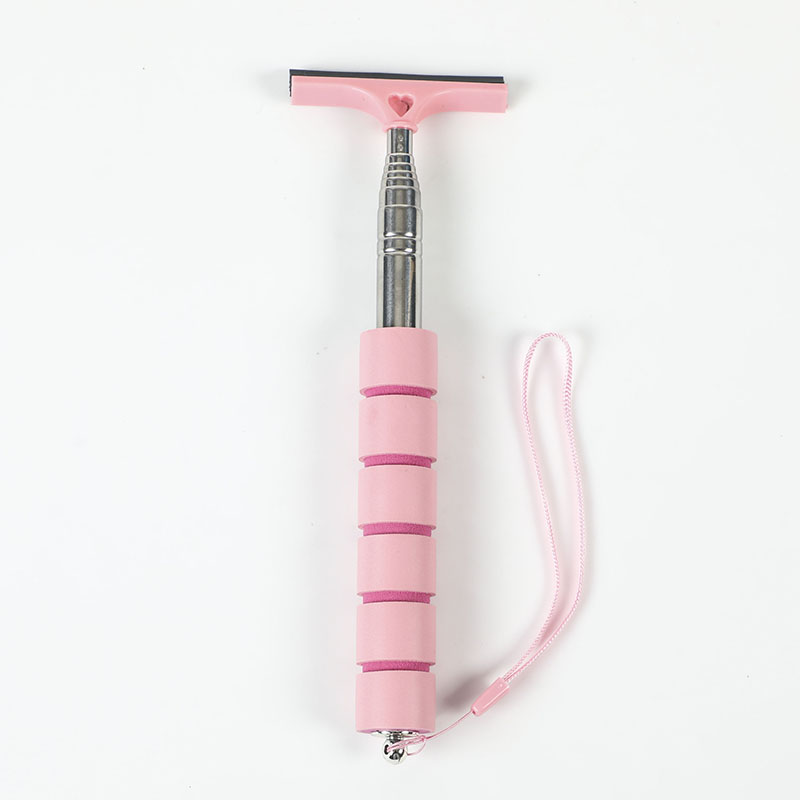 Ar Mirror Wiper  Glass Mist Cleaner Telescopic Cleaning Tool With Scraper  Brush 9
