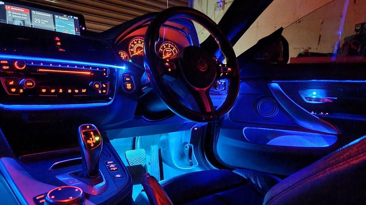 USBPowered Car Ambient Foot Light Wireless Auto RGB LED Interior Lighting with Music Sync