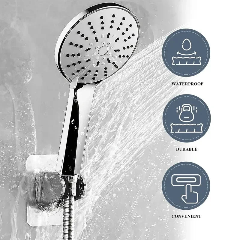 Adjustable Showerhead Holder SelfAdhesive NoDrill Wall Mount Bracket for Universal Household Sho