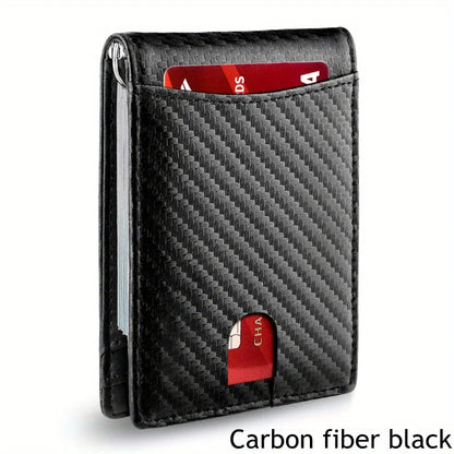 Slim Smart Wallet For Men RFID Blocking Bifold Leather Wallet With Card Holder  Money Clip 8