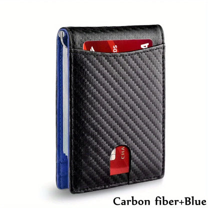 Slim Smart Wallet For Men RFID Blocking Bifold Leather Wallet With Card Holder  Money Clip 10