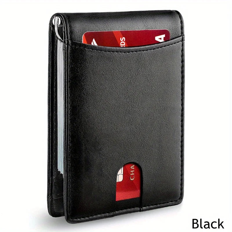 Slim Smart Wallet For Men RFID Blocking Bifold Leather Wallet With Card Holder  Money Clip 11