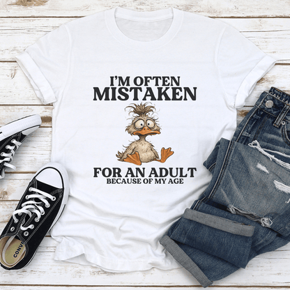 Im Often Mistaken For An Adult Because Of My Age Tee 1