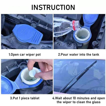 Effervescent Film Wiper Concentrate  Four Seasons Universal AntiFreeze Windshield Cleaner Zero Shel