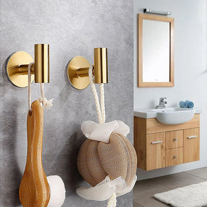 Stainless Steel Wall Hook Adhesive Robe Hooks For Towel Coat  Key Bathroom  Kitchen Storage Accesso 5