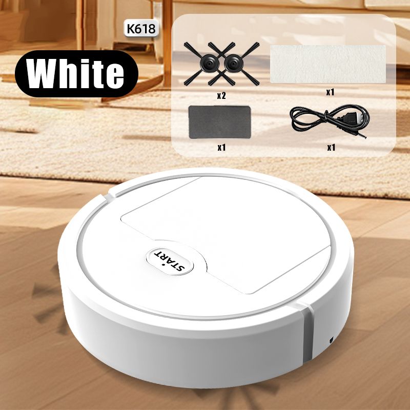 Powerful Robotic Vacuum Cleaner AllinOne Home Cleaning with Sweeping Mopping  USB Charging