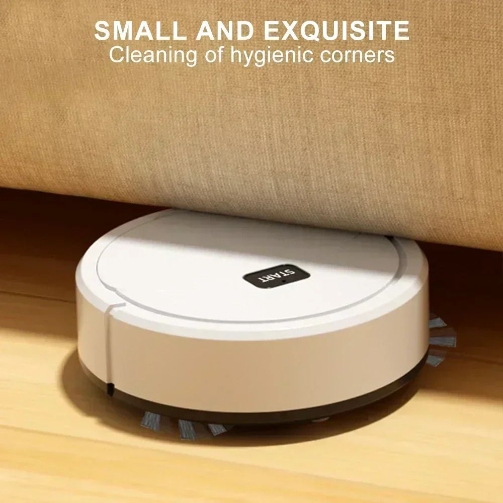 Powerful Robotic Vacuum Cleaner AllinOne Home Cleaning with Sweeping Mopping  USB Charging