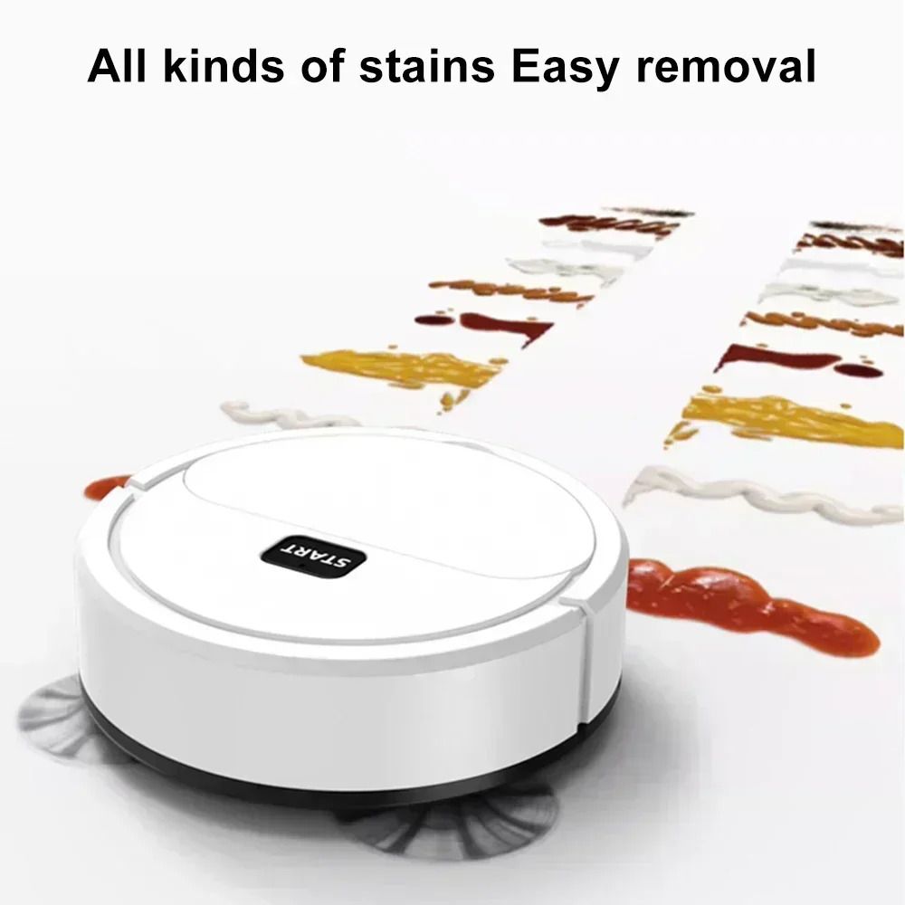 Powerful Robotic Vacuum Cleaner AllinOne Home Cleaning with Sweeping Mopping  USB Charging