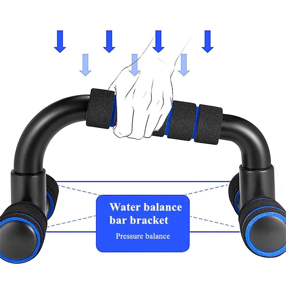HeavyDuty UShaped PushUp Rack  Ergonomic Hand Grip For Chest  Body Building Workouts 1